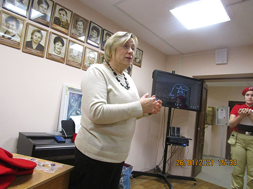 Мероприятие посвященное вступлению в ряды Юнармии 2021 01 26 13